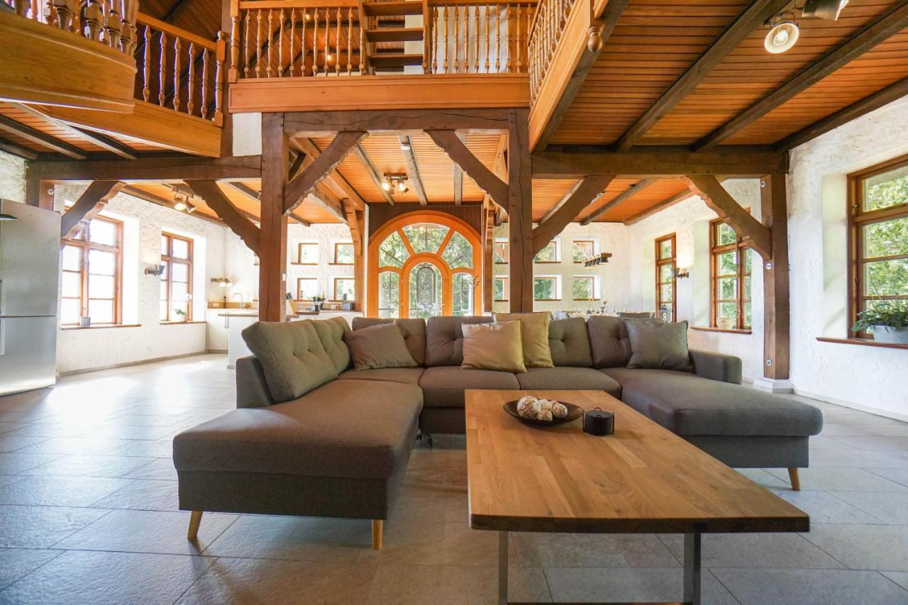 Ruhe Unter Reet-Haus Mit Sauna, Whirlpool Und Kamin Gnarrenburg Eksteriør billede